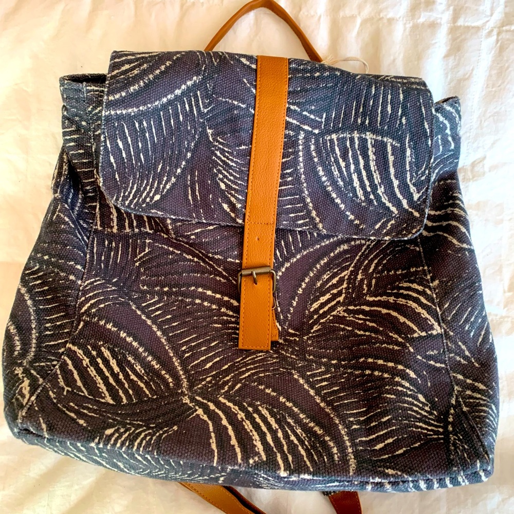 Lu & Elle canvas backpack.